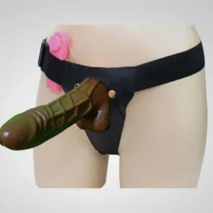 Belt Penis Dildo Sex Toy (Brown color)